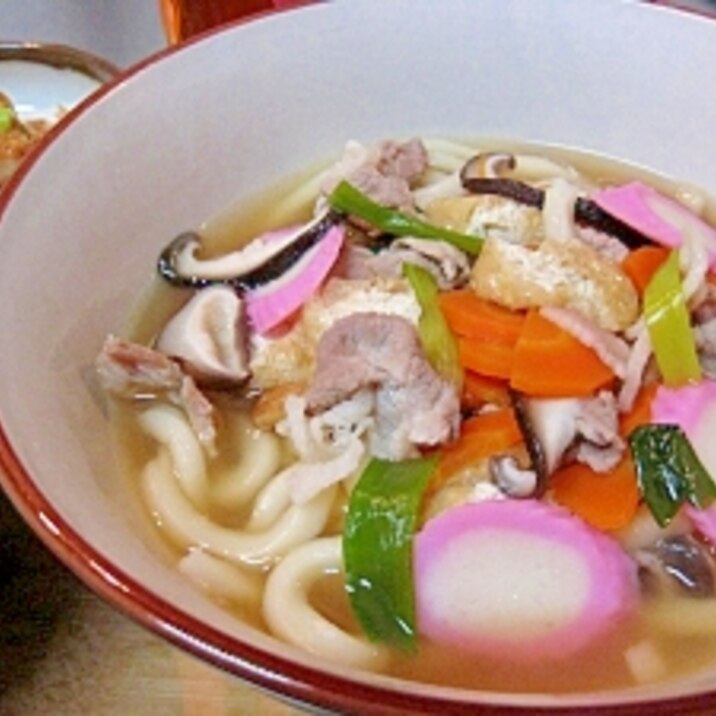 寒い冬がきたよ♪コトコト煮込みうどん♪